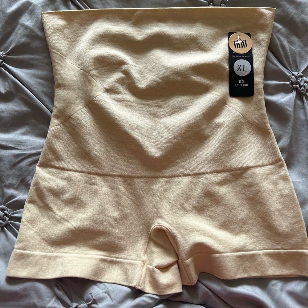 Shapermint High-Waisted Shapewear Shorts - Cream